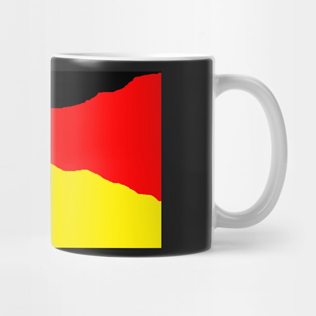 Curving German Flag by Student-Made